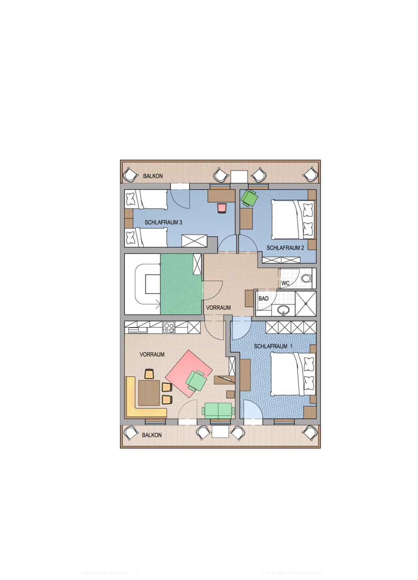 Appartement Scheibling Saint Wolfgang Oda fotoğraf